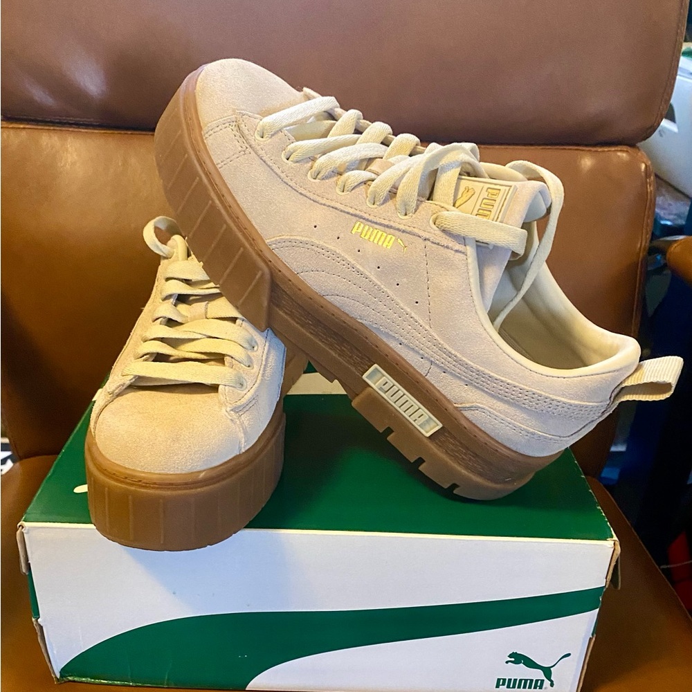 Puma platform bubble gum sole sneakers